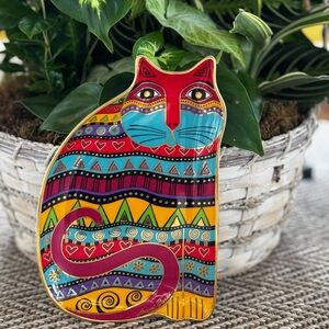 Laurel Burch “For the Love of Cats” Royal Doulton China Plate, Excellent Co…